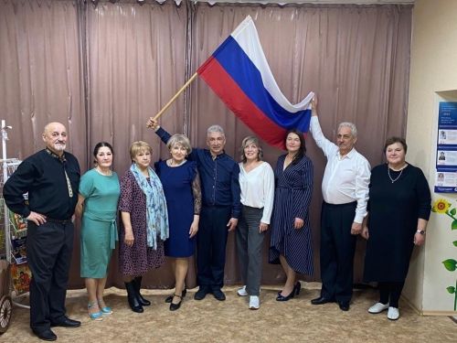Клуб «Хыял» провел флеш-моб в поддержку аксубаевцев, выполняющих задачи СВО