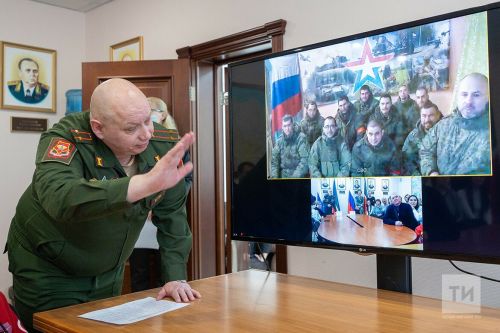 Телемост для родственников мобилизованных организовали в Казани