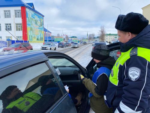 Яшь юл хәрәкәте инспекторлары Аксубай автоледиларын котладылар