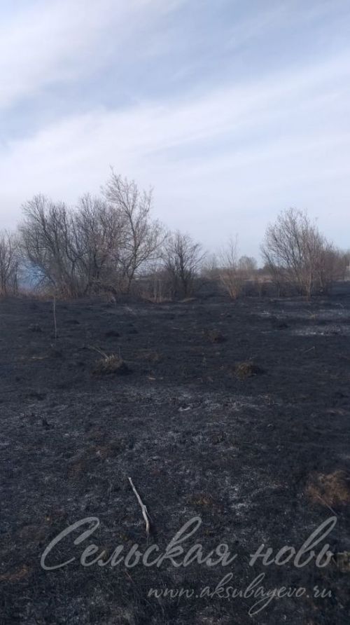 За три дня в Аксубаевском районе произошло пять пожаров, отработаны четыре термоточки