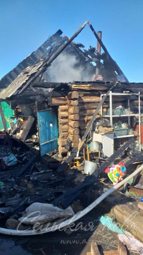 За три дня в Аксубаевском районе произошло пять пожаров, отработаны четыре термоточки