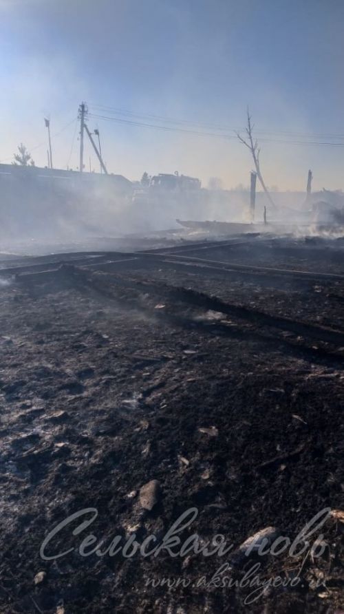 За три дня в Аксубаевском районе произошло пять пожаров, отработаны четыре термоточки