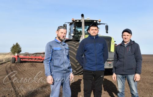 В «Актае» засеяна половина яровых площадей