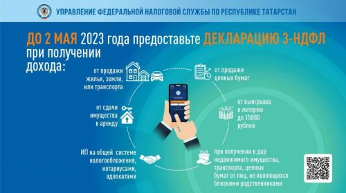 Истекает срок подачи декларации 3-НДФЛ о доходах, полученных в 2022 году