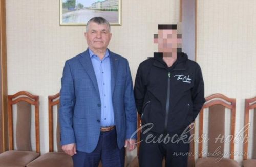 Глава Аксубаевского района встретился с мобилизованным отпускником