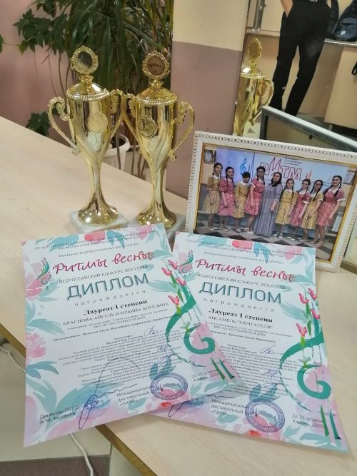 Аксубай сәнгать мәктәбе укучылары «Яз ритмнары» бәйгесендә лауреатлар булдылар
