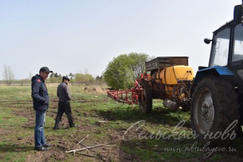 В Аксубаевском районе опрыскиватели проверены, готовы выйти в поле