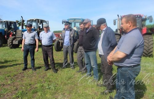 На аксубаевских полях трава подрастает, техника к ее уборке готова
