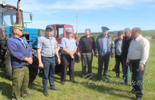 На аксубаевских полях трава подрастает, техника к ее уборке готова