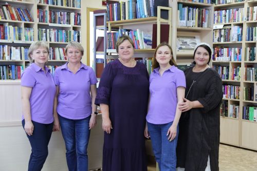 С аксубаевскими библиотекарями встретилась Инга Оболдина