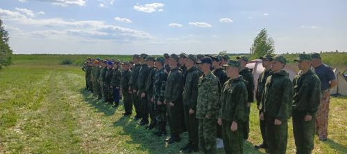 В Аксубаевском районе заработал палаточный лагерь для будущих защитников Родины