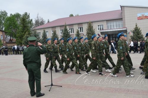 В Аксубаеве прошла генеральная репетиция парада Победы