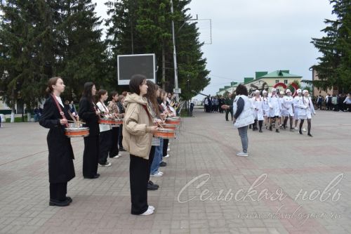 В Аксубаеве прошла генеральная репетиция парада Победы