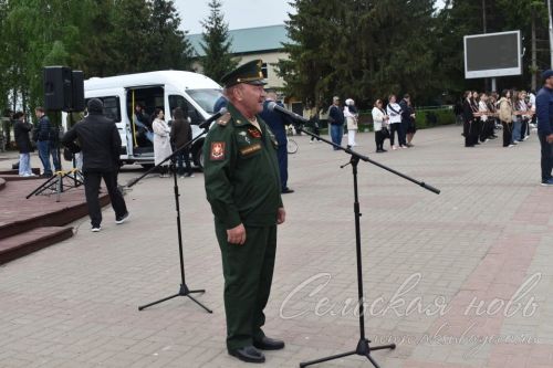 В Аксубаеве прошла генеральная репетиция парада Победы