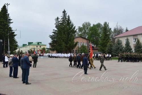 В Аксубаеве прошла генеральная репетиция парада Победы