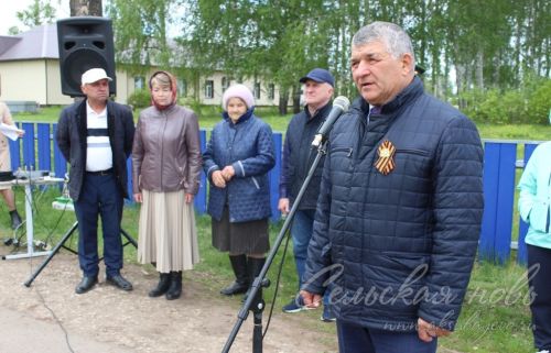 В Аксубаевском районе открыли памятную стелу в честь погибшего в СВО земляка