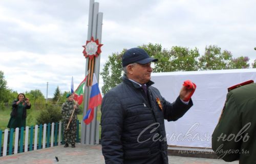 Җиңүнең 78 еллыгы уңаеннан Аксубай районында һәлак булган якташларга обелиск ачылды
