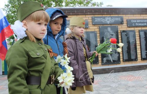 Җиңүнең 78 еллыгы уңаеннан Аксубай районында һәлак булган якташларга обелиск ачылды