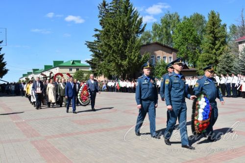 Аксубай Бөек Җиңү көнен бәйрәм итте