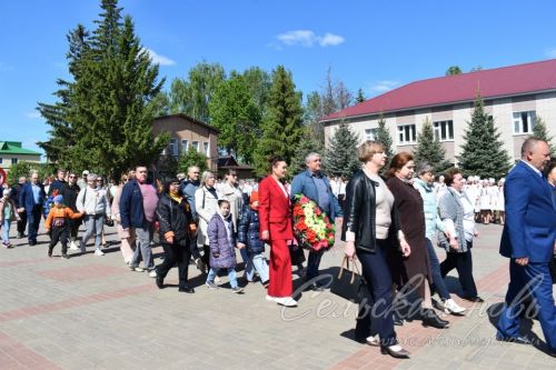 Аксубай Бөек Җиңү көнен бәйрәм итте