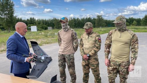 Батальоны «Алга» и «Тимер» получили боевые дроны от Правительства РТ