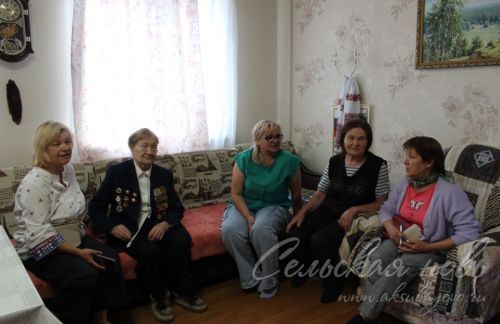 В Аксубаевском районе встретились два однополчанина, две легенды