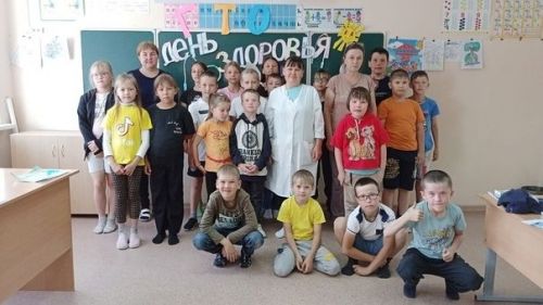 В День здоровья в лагере отдыха детвора получила заряд бодрости и новые знания