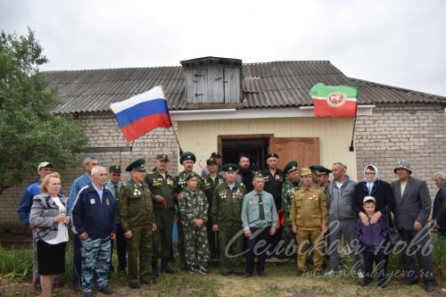 В селе Савгачево открыли штаб воинов-ветеранов