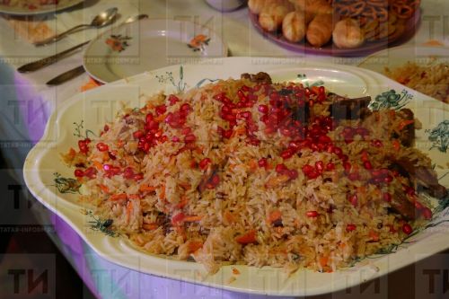 Плов с баклажанами