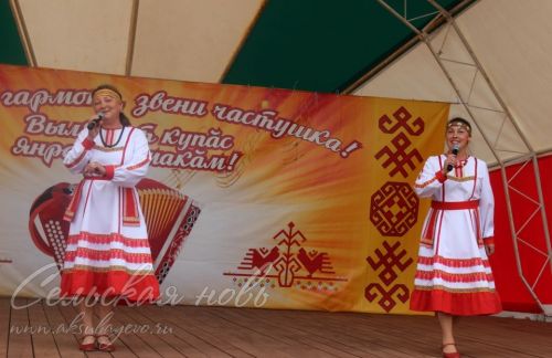 На аксубаевском Уяве определили лучших гармонистов и частушечников