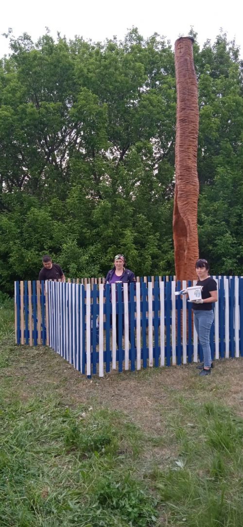 Аксубаевский краевед благоустраивает памятные места сельчан