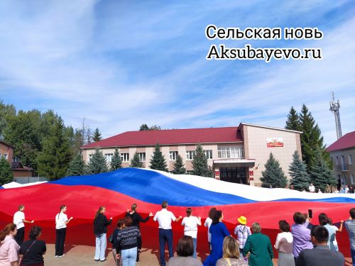 В Аксубаеве отметили День флага Российской Федерации