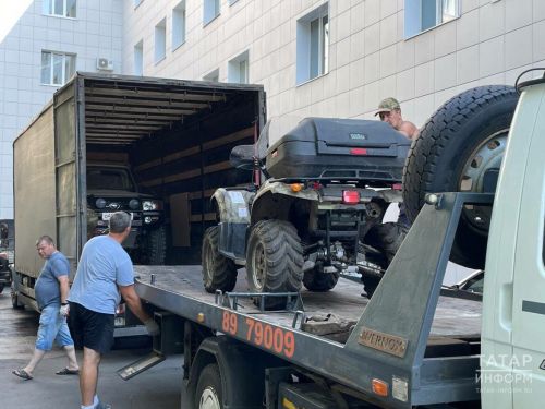 ДОСААФ Татарстана землякам контрактникам в зону СВО направил гуманитарный груз и оборудование