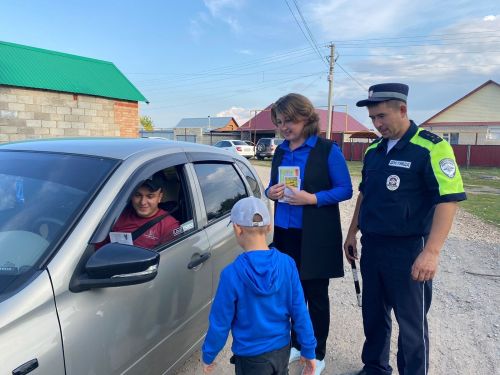 Аксубай дәүләт автоинспекторлары балалар бакчасында тәрбияләнүчеләргә юлларда иминлек турында искәрттеләр