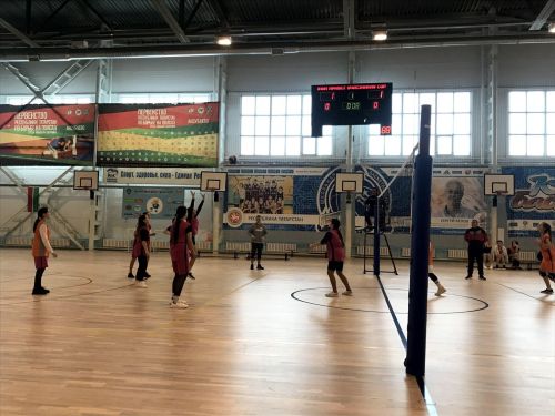 Прошел заключительный турнир по волейболу