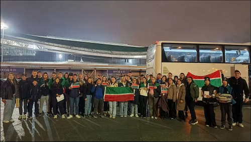 Студенты Аксубаевского техникума побывали на футбольном празднике на главной арене Татарстана