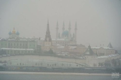 Татарстанцев предупредили о метели с ухудшением видимости