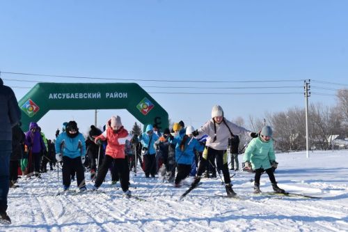 В Аксубаевском районе на «Лыжню России 2024» встали более 2000 любителей спорта