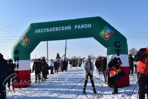 В Аксубаевском районе на «Лыжню России 2024» встали более 2000 любителей спорта