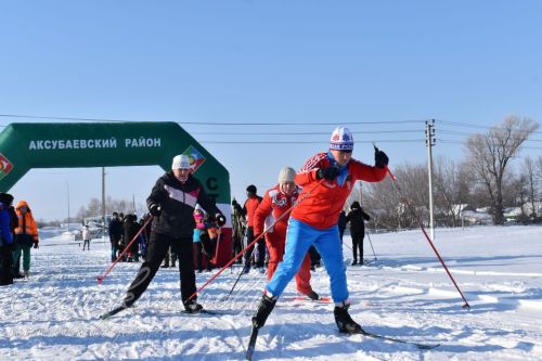 В Аксубаевском районе на «Лыжню России 2024» встали более 2000 любителей спорта