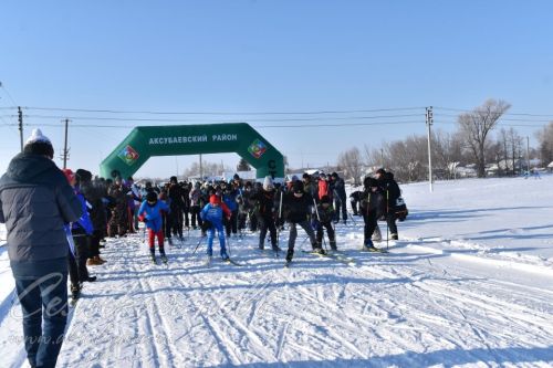 В Аксубаевском районе на «Лыжню России 2024» встали более 2000 любителей спорта