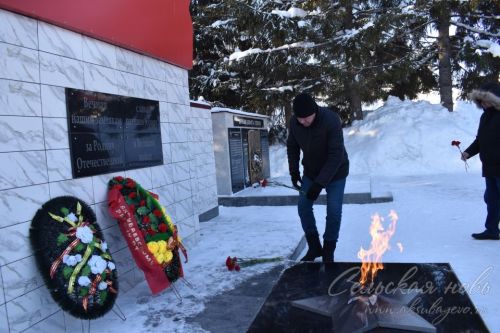 В Аксубаеве почтили память защитников Отечества