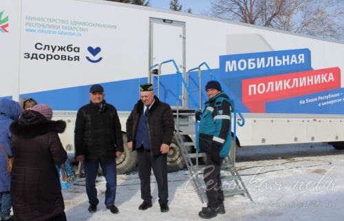 Мобильная поликлиника  РКБ приняла в Аксубаевском районе  1257 пациентов