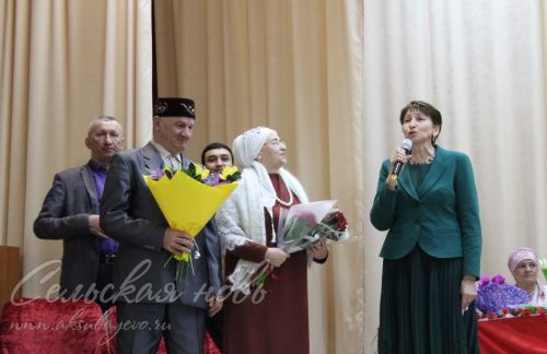 В Аксубаевском районе чествовали семейные пары-юбиляры