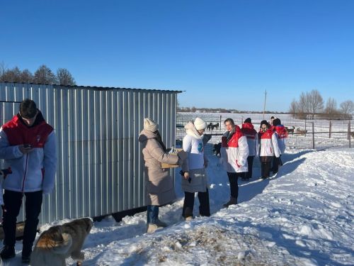 Аксубай җәмәгать эшлеклеләре йортсыз хайваннар приютында булдылар