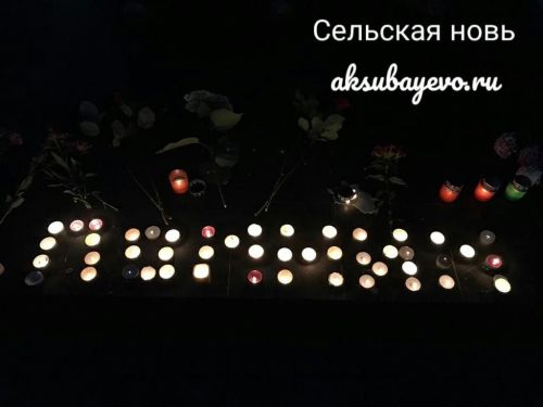 В Аксубаеве пройдет акция скорби по погибшим  в Подмосковье