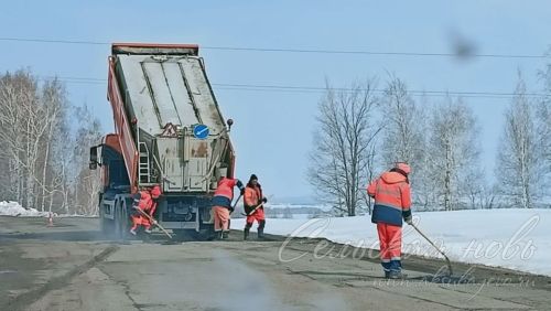 Первый, ямочный: аксубаевские дорожники открыли сезон