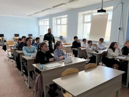 Аксубаевское лесничество принимает участие в экологическом воспитании школьников