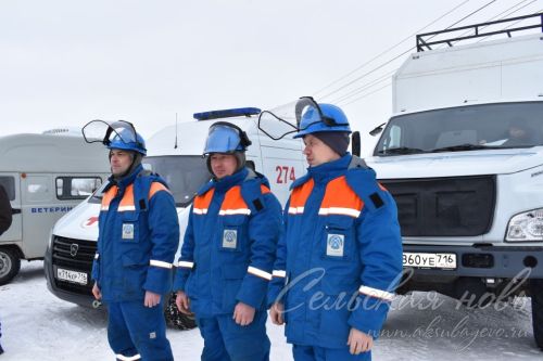 Аксубаевский Лесозавод «загорелся»: учения прошли успешно