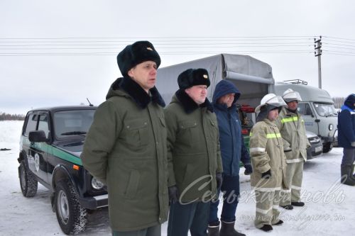 Аксубаевский Лесозавод «загорелся»: учения прошли успешно
